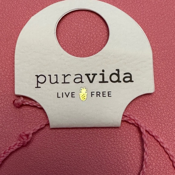 Pura Vida puravida Pink Awareness Ribbon Bracelet New - Picture 5 of 6